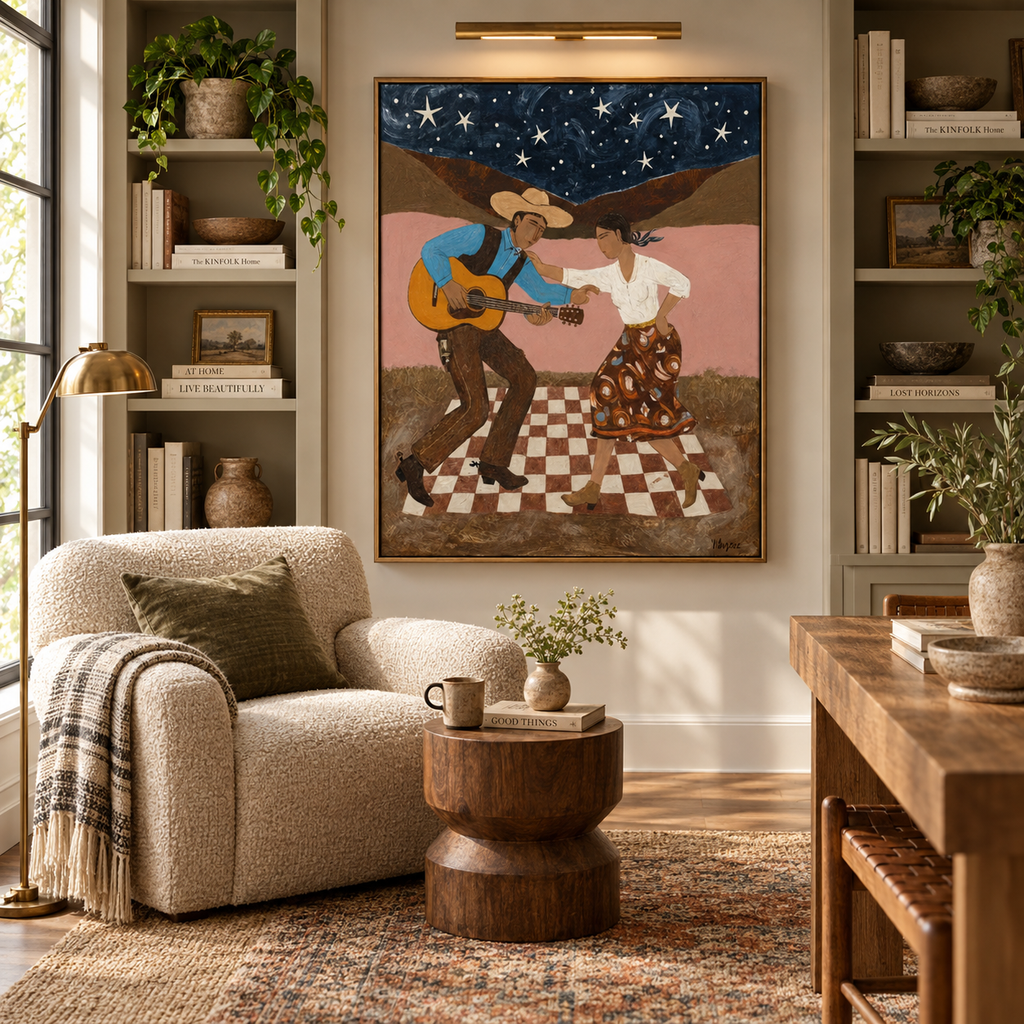 ARBYNART Vintage Americana Art | Starlit Dance