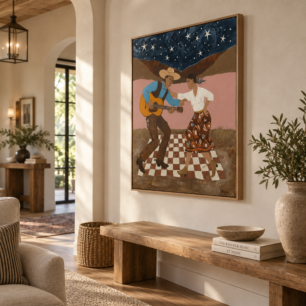ARBYNART Vintage Americana Art | Starlit Dance