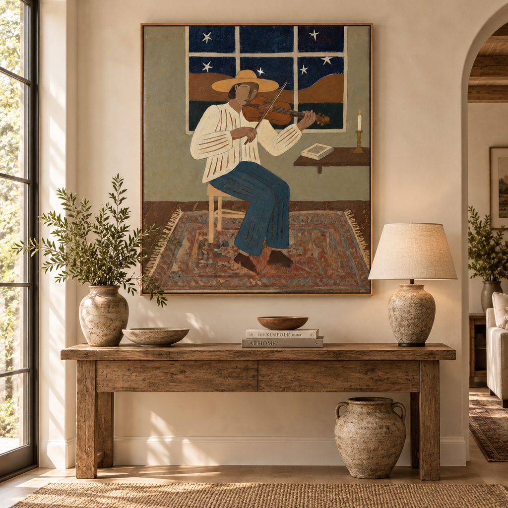 ARBYNART Vintage Americana Art | Starlit Sonata
