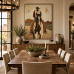 ARBYNART Vintage Americana Art | Stars That Guard the Arid Trail