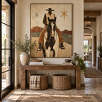 ARBYNART Vintage Americana Art | Stars That Guard the Arid Trail