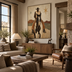 ARBYNART Vintage Americana Art | Stars That Guard the Arid Trail
