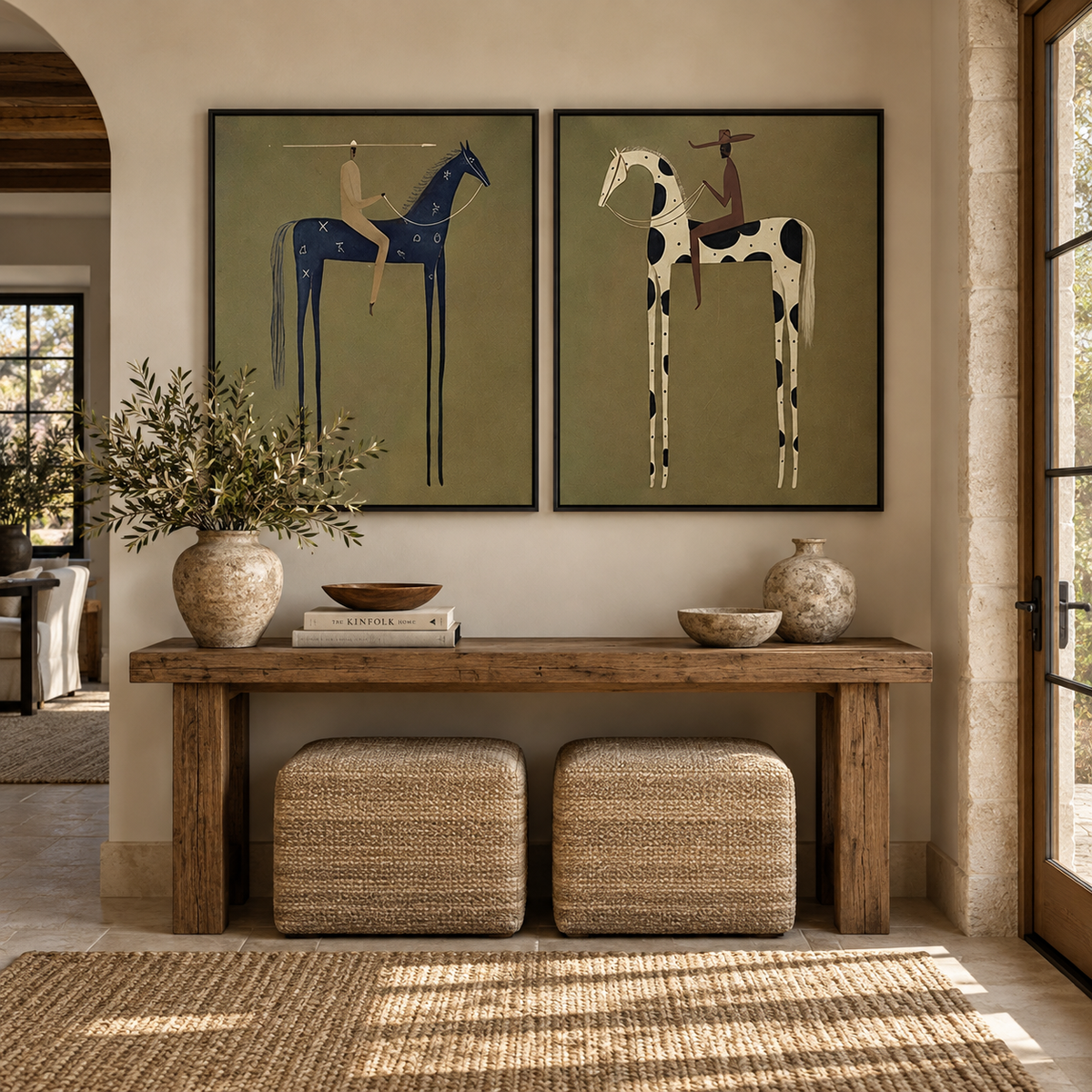 ARBYNART Vintage Americana Art | Stilted Horse Tales