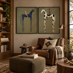 ARBYNART Vintage Americana Art | Stilted Horse Tales