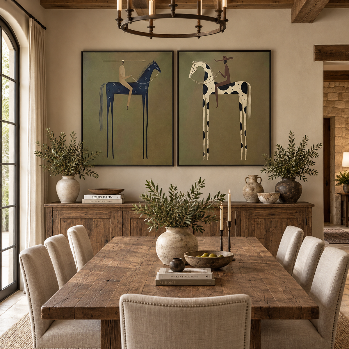ARBYNART Vintage Americana Art | Stilted Horse Tales