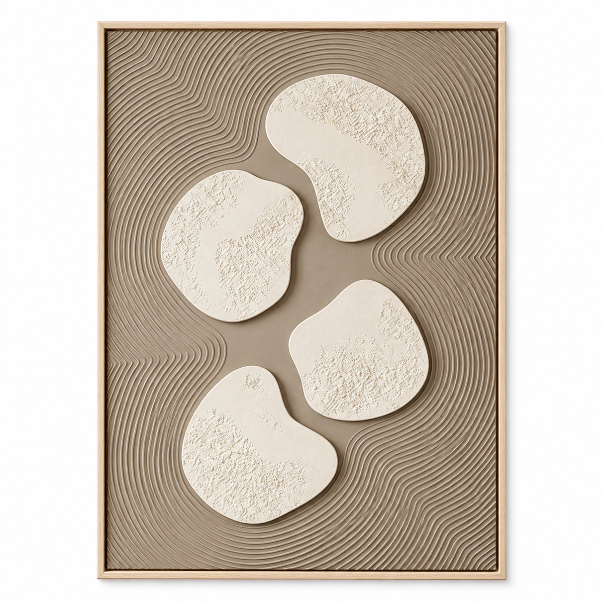 ARBYNART 3D Textured Art | Stone Harmony