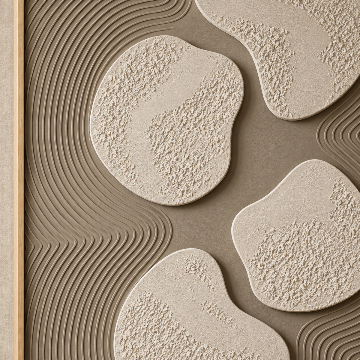 ARBYNART 3D Textured Art | Stone Harmony