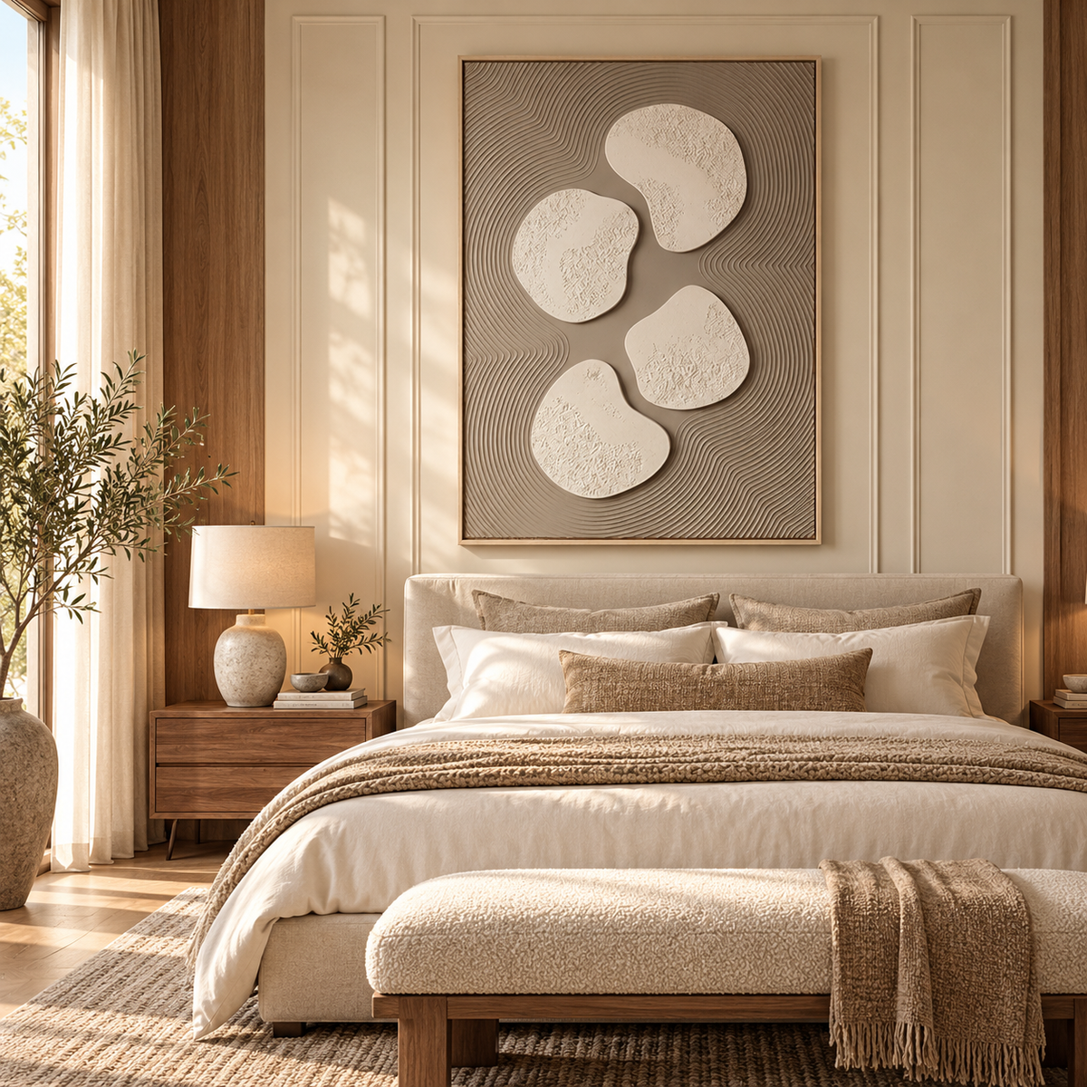 ARBYNART 3D Textured Art | Stone Harmony