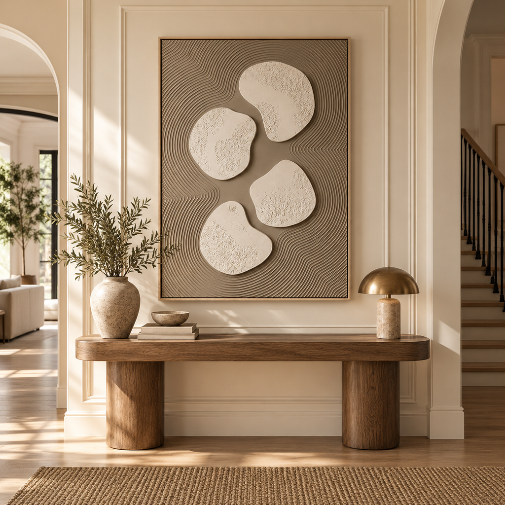 ARBYNART 3D Textured Art | Stone Harmony