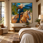 ARBYNART Vintage Americana Art | Stroked Rider