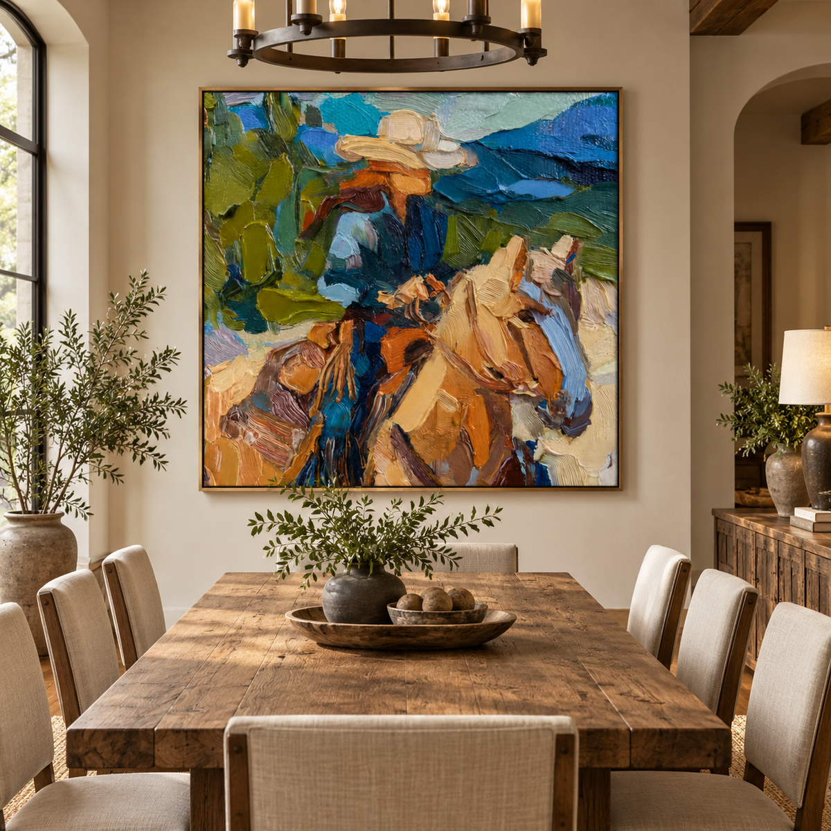 ARBYNART Vintage Americana Art | Stroked Rider