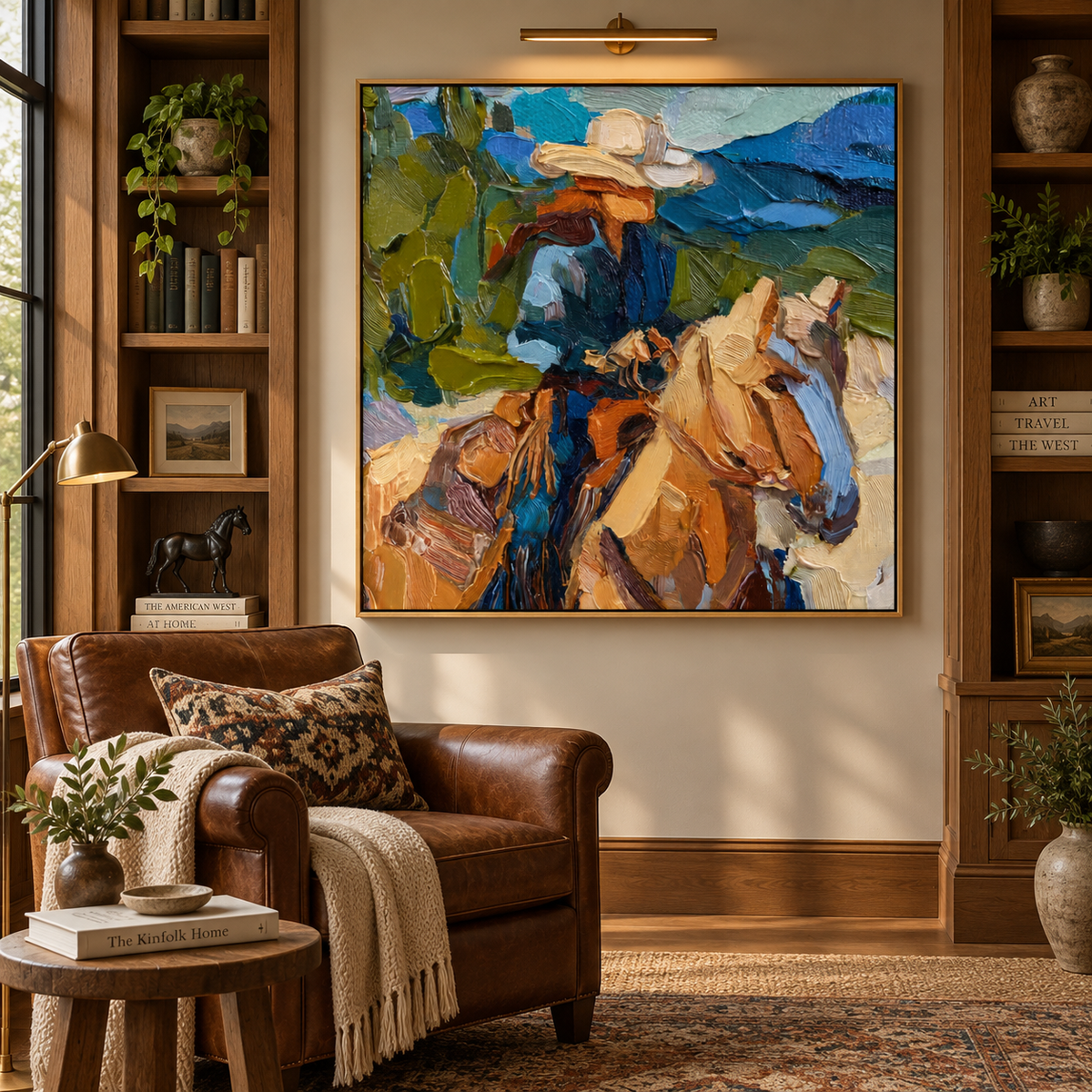 ARBYNART Vintage Americana Art | Stroked Rider