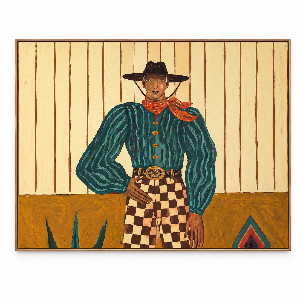 ARBYNART Vintage Americana Art | Structured Serenity of the West