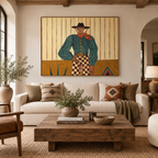 ARBYNART Vintage Americana Art | Structured Serenity of the West