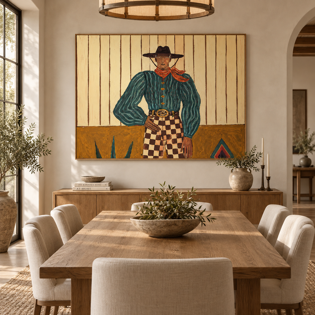 ARBYNART Vintage Americana Art | Structured Serenity of the West
