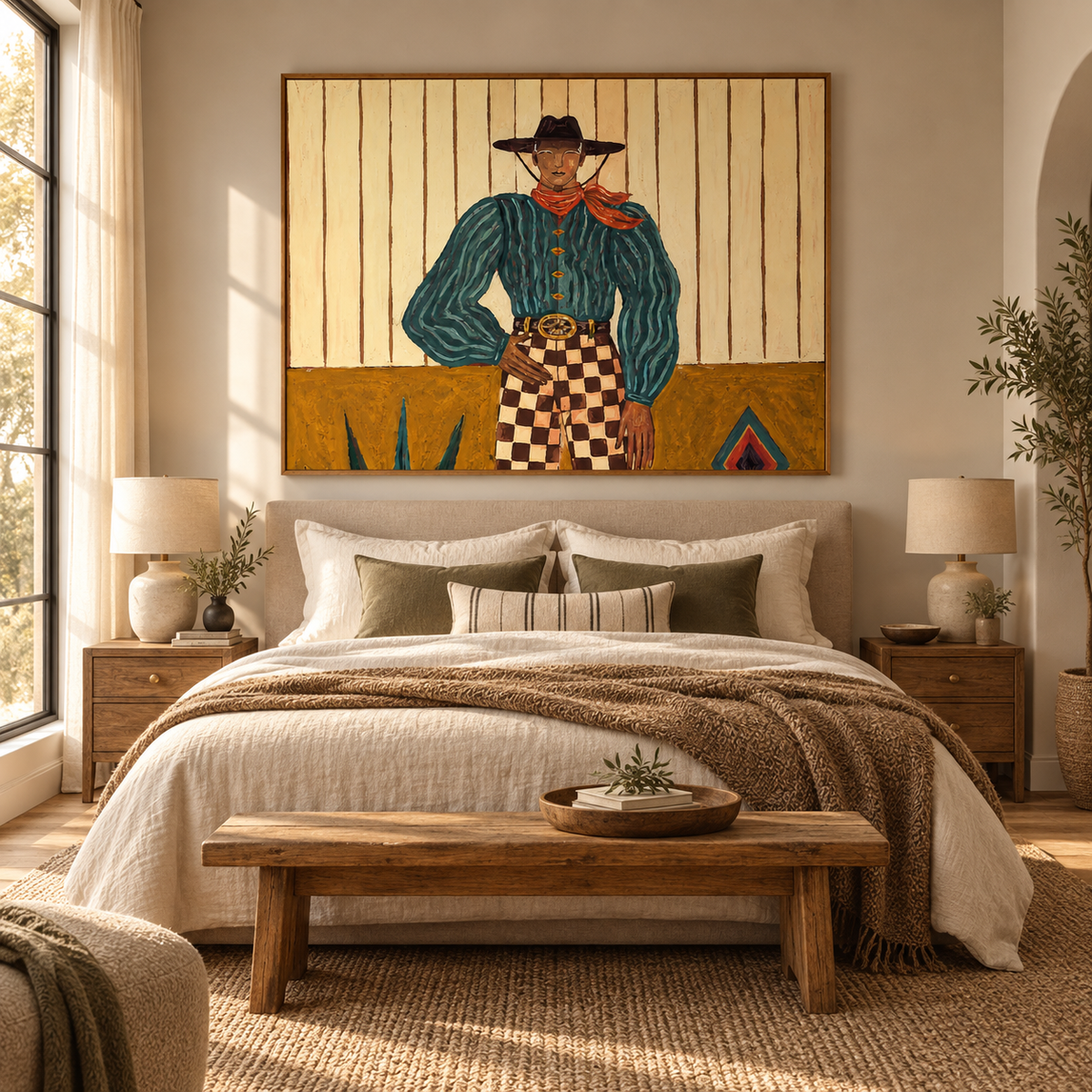 ARBYNART Vintage Americana Art | Structured Serenity of the West