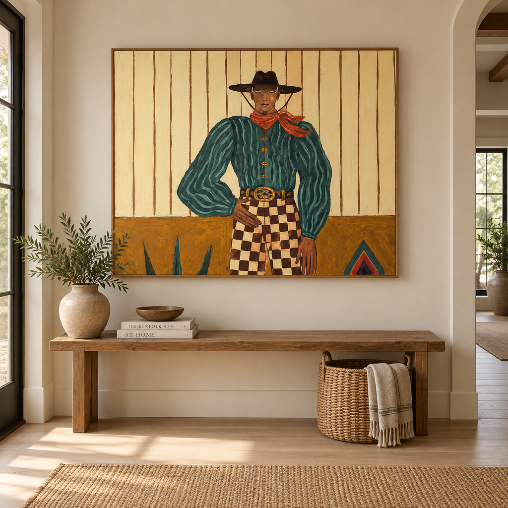 ARBYNART Vintage Americana Art | Structured Serenity of the West