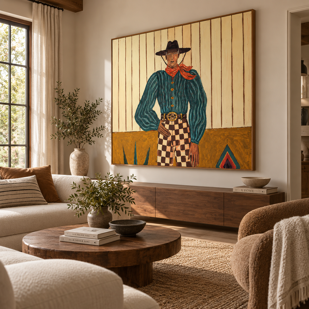 ARBYNART Vintage Americana Art | Structured Serenity of the West