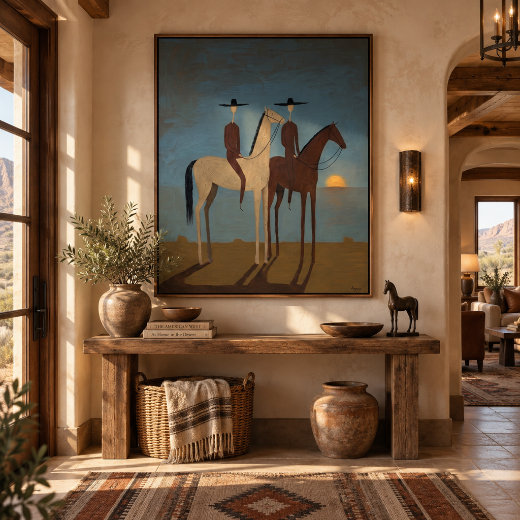 ARBYNART Vintage Americana Art | Sunset Riders