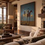 ARBYNART Vintage Americana Art | Sunset Riders