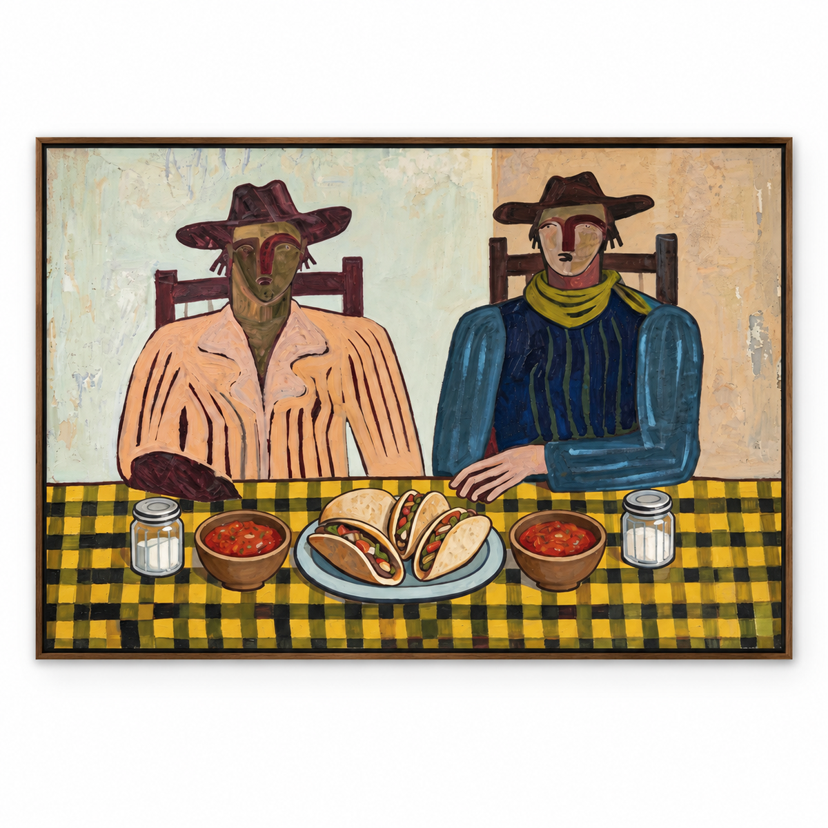 ARBYNART Vintage Americana Art | Taco Supper