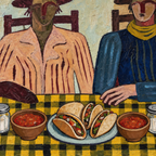 ARBYNART Vintage Americana Art | Taco Supper