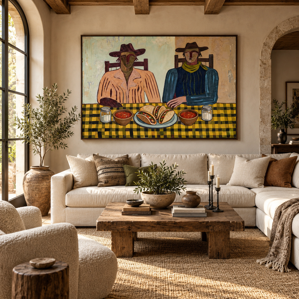 ARBYNART Vintage Americana Art | Taco Supper