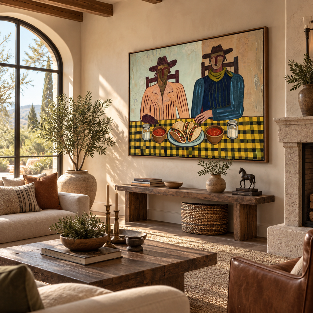 ARBYNART Vintage Americana Art | Taco Supper