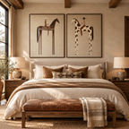 ARBYNART Vintage Americana Art | Tall Prairie Duet