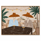 ARBYNART Vintage Americana Art | Terrace Wine Duo