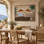 ARBYNART Vintage Americana Art | Terrace Wine Duo