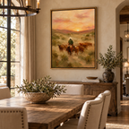 ARBYNART Vintage Americana Art | The Dusty Path of Golden Hour