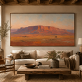 ARBYNART Vintage Americana Art | The Final Trail Beneath the Butte