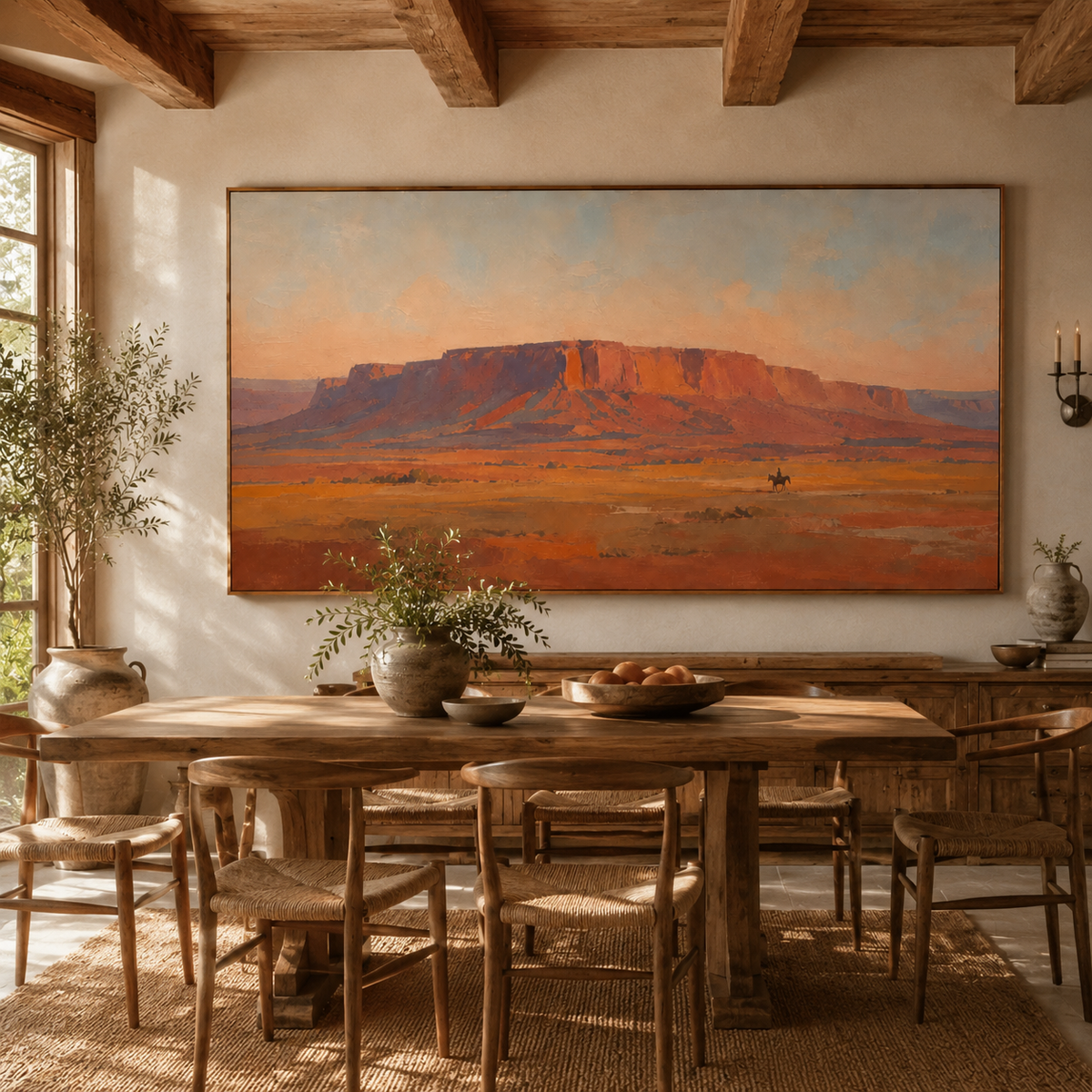 ARBYNART Vintage Americana Art | The Final Trail Beneath the Butte