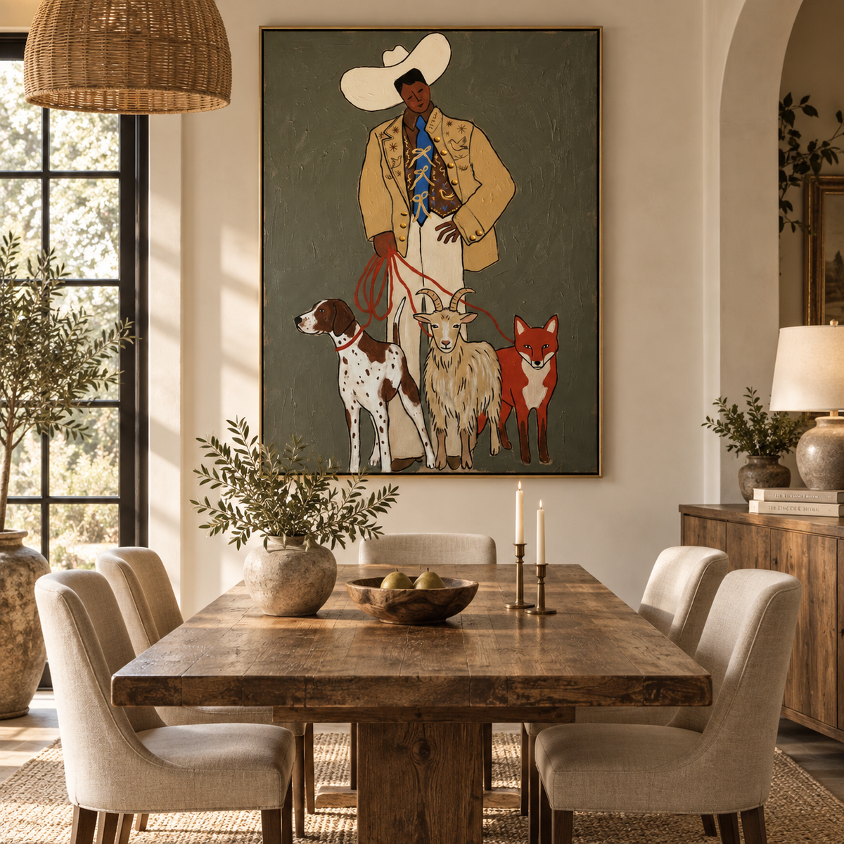 ARBYNART Vintage Americana Art | The Herder