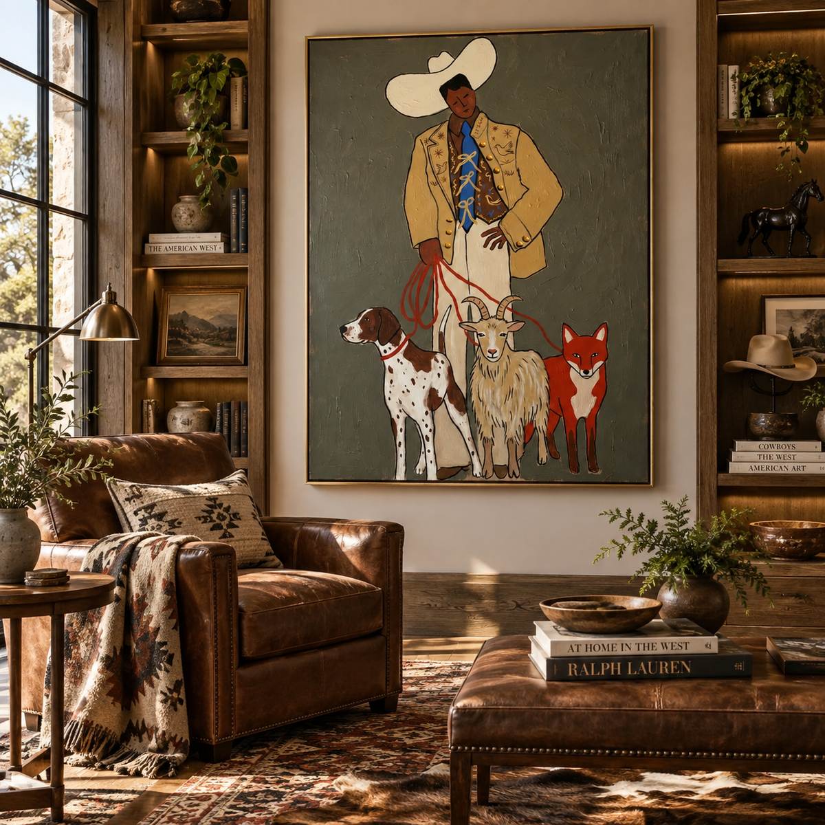 ARBYNART Vintage Americana Art | The Herder