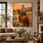 ARBYNART Vintage Americana Art | The Hush of the Setting Sun
