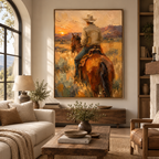 ARBYNART Vintage Americana Art | The Hush of the Setting Sun