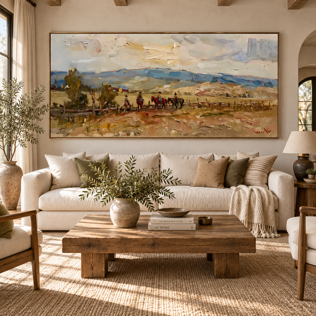 ARBYNART Vintage Americana Art | The Journey Back to the Ranch