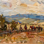ARBYNART Vintage Americana Art | The Journey Back to the Ranch