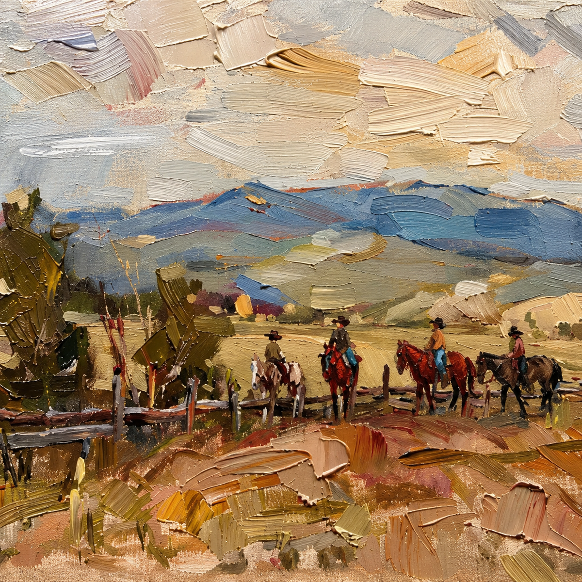ARBYNART Vintage Americana Art | The Journey Back to the Ranch