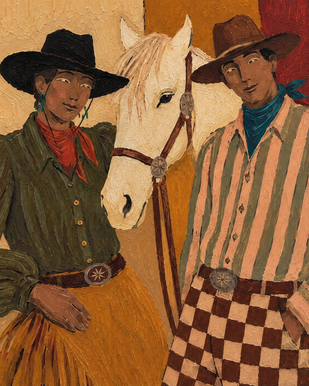 ARBYNART Vintage Americana Art | The Memory Held by the Halter