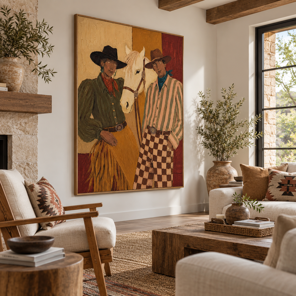 ARBYNART Vintage Americana Art | The Memory Held by the Halter