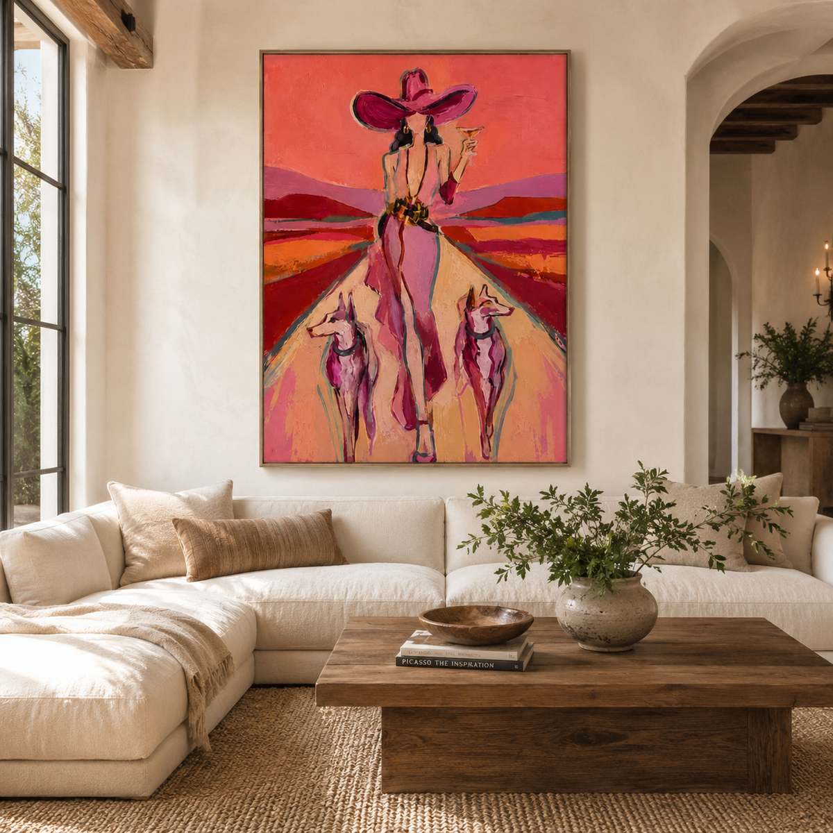 ARBYNART POP Art | The Path She Claims as Hers