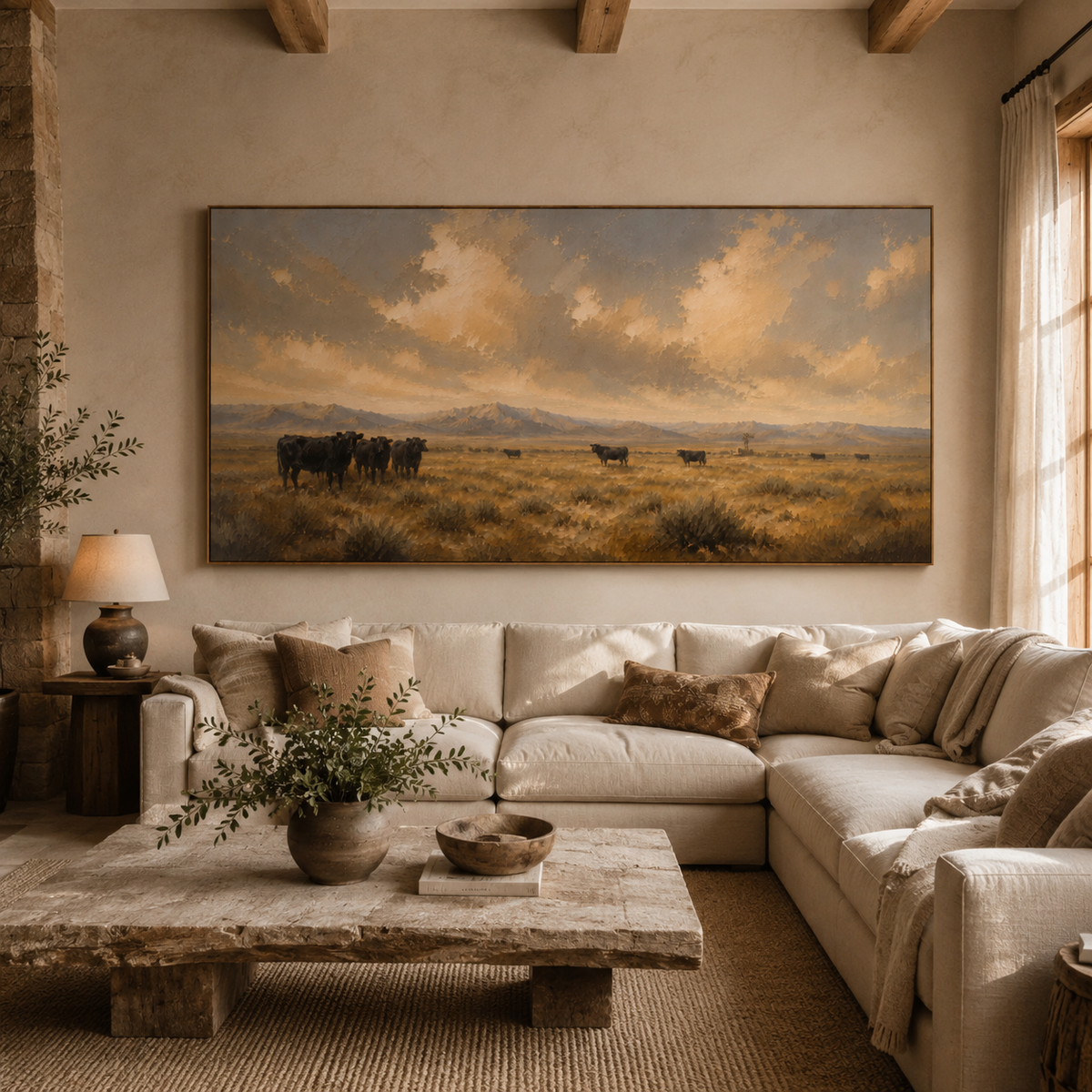 ARBYNART Vintage Americana Art | The Quiet Dominion of Clouds