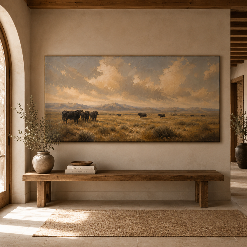 ARBYNART Vintage Americana Art | The Quiet Dominion of Clouds