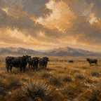 ARBYNART Vintage Americana Art | The Quiet Dominion of Clouds