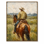 ARBYNART Vintage Americana Art | The Quiet Gaze Toward the Range