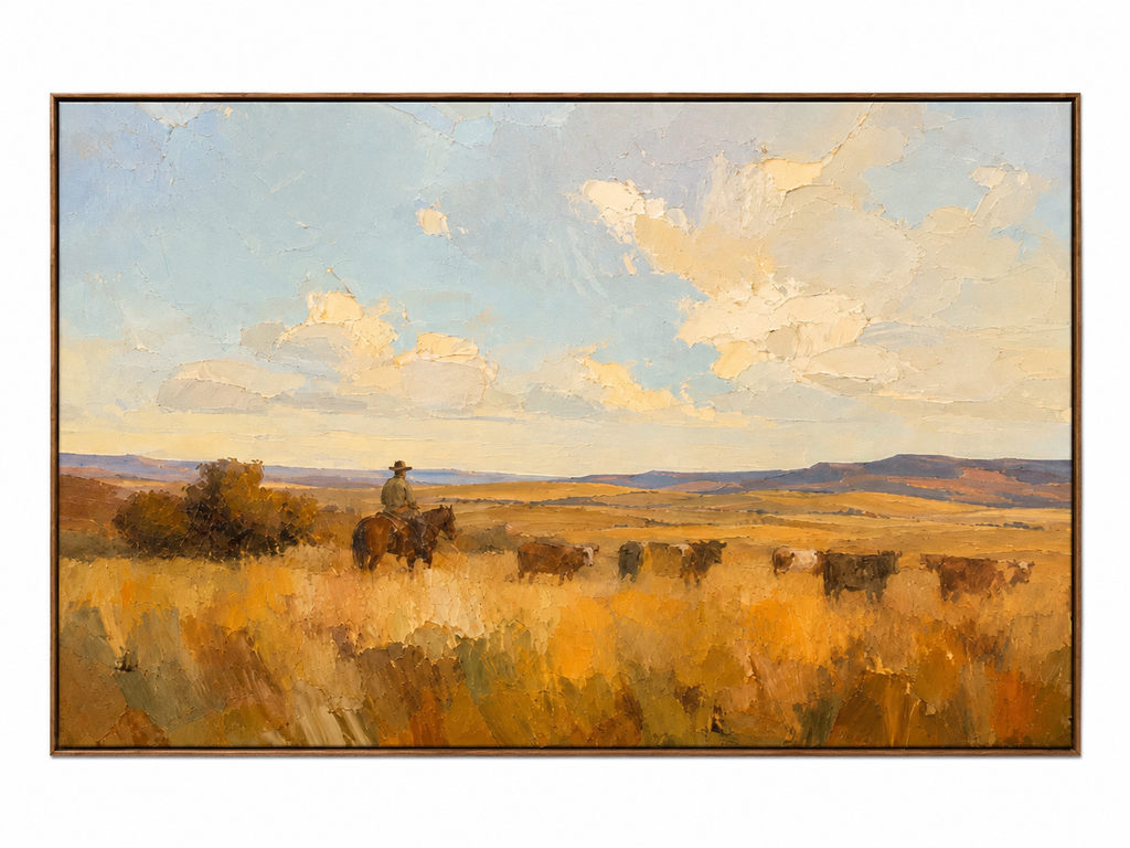 ARBYNART Vintage Americana Art | The Quiet Gold of the Plains