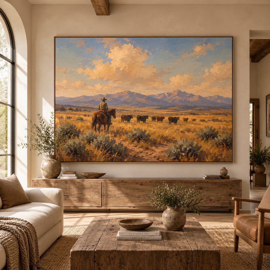 ARBYNART Vintage Americana Art | The Quiet Gold of the Plains